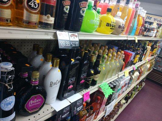 Liquor with great prices.