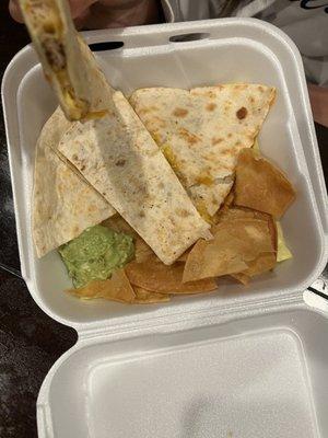 Chicken quesadillas