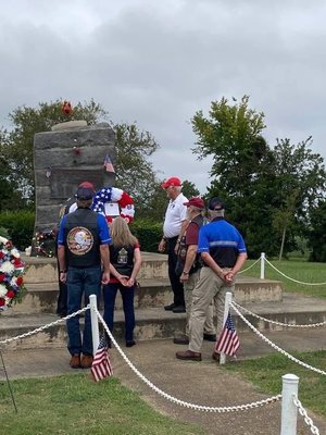 POW/MIA Recognition day. The beginning of renovation work.