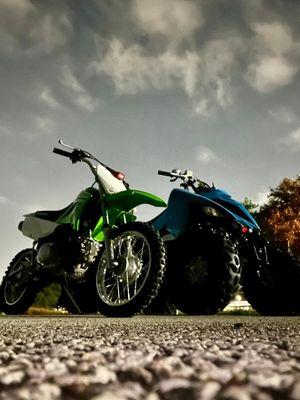 2023 KLX110 & 2024 RAPTOR700