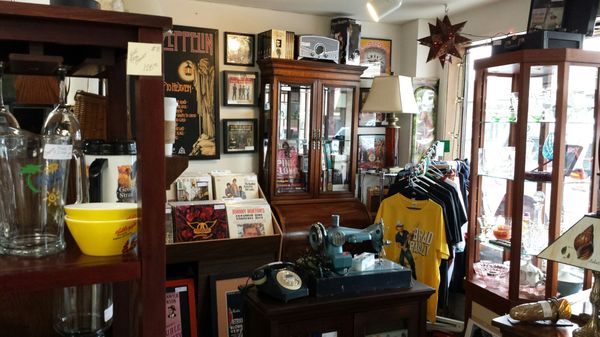 The Rock n Roll guys!  For vintage classic records and great antiques!  Check us out, the front window booth on the right!