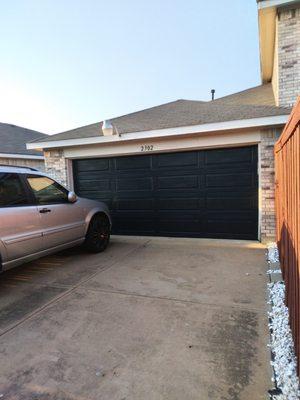 Exterior painted garage