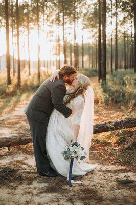 Wedding hair by Josie! Both the bride and handsome groom :)