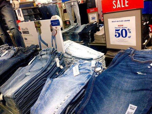 Jeans sale.