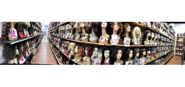 JK Beauty Supply's endless wig collection