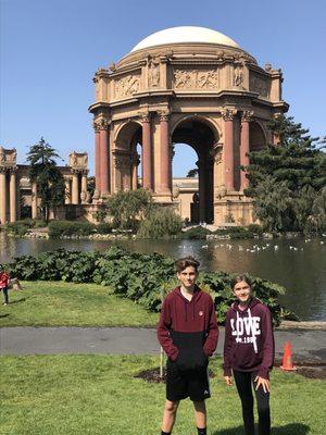 Quick detour to see Palace of Fine Arts along the way.