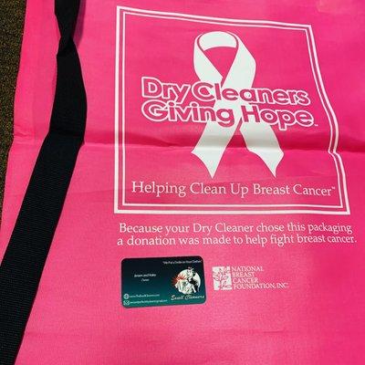 Dry Cleaners Giving Hope Helping Clean Up Breast Cancer