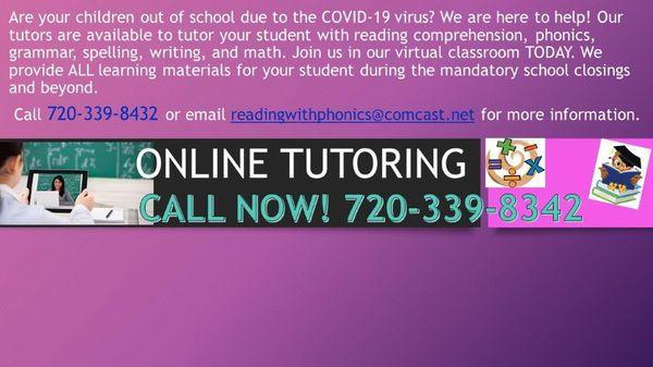 Online tutoring