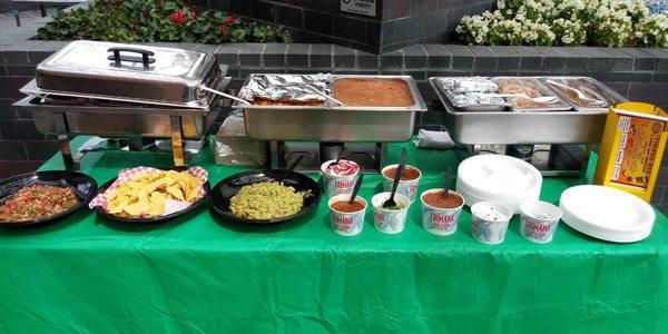 Catering delicious  Mexican food