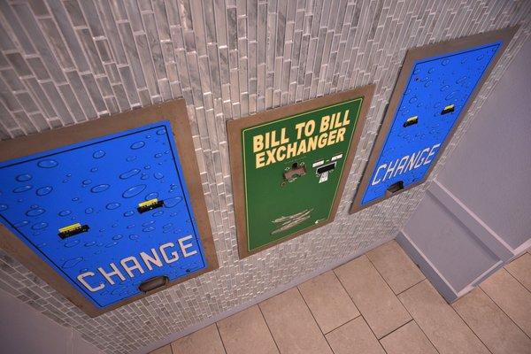 Bill to bill exchangers.