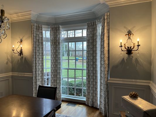 Paint color and custom drapes