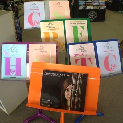 Sheet Music: fully stocked department for all instruments and every occasion