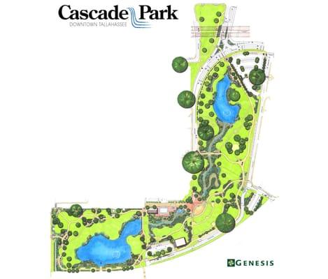 Capital Cascades Park & TRail - Civil Engineering, Masterplanning, Park Design, Stormwater modeling