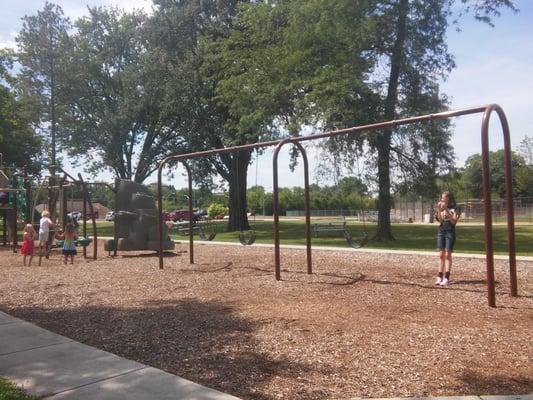 Playground and baseball field