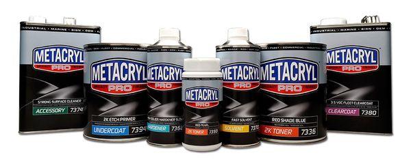 Berry's Paint offers METACRYL, a premium multi-use coatings line for the commercial fleet refinishing, marine, industrial and OEM.