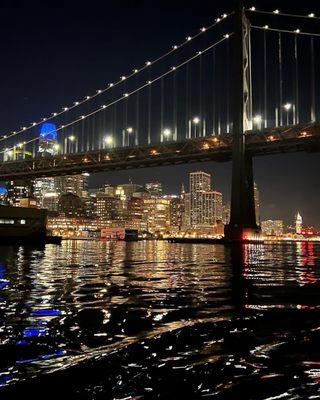 Views of the City from the yacht