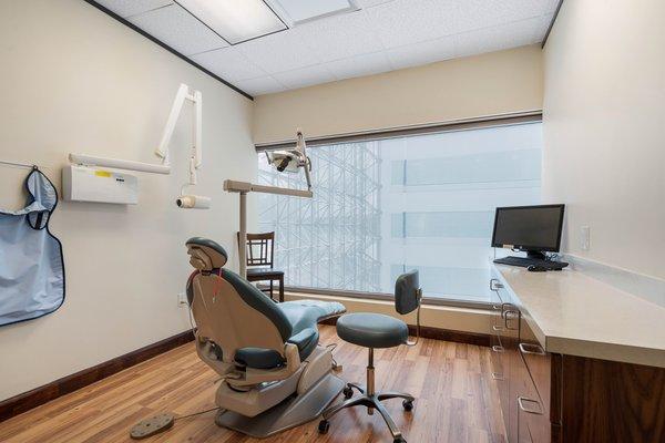 Come relax in one of our private treatment rooms at Uptown Cosmetic & Implant Dentistry.