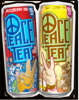 We proudly serve PEACE TEA - Awesome all natural taste and flavors