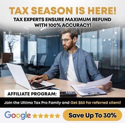 Tax season is here. Get the maximum refund with UTP.