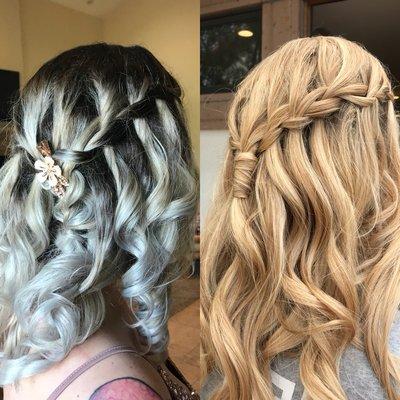 Waterfall braids