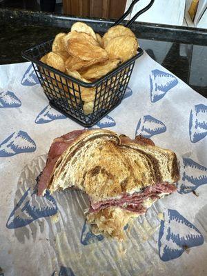 Pastrami Reuben. Delicious!