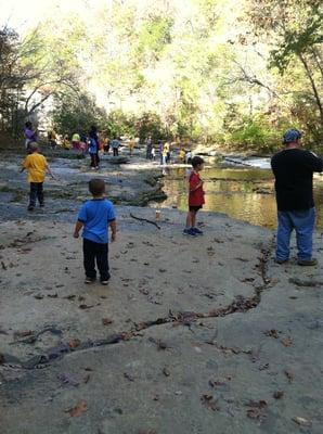 On one of the trails