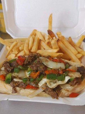 Philly Cheesesteak & Fries