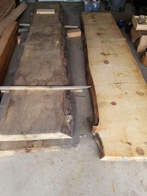 Raw Pine Slabs