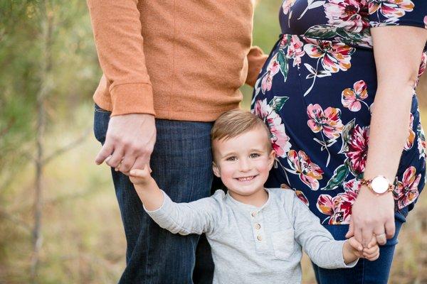 Brother to be enjoying his family maternity session in Denver, CO