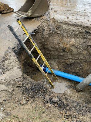 Underground water and sewer repair