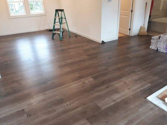 New laminate flooring