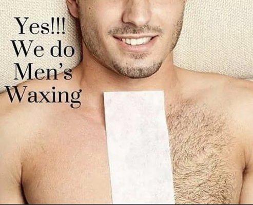 We offer Full body men's waxing