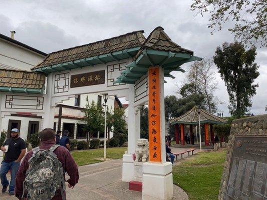 Entrance to temple