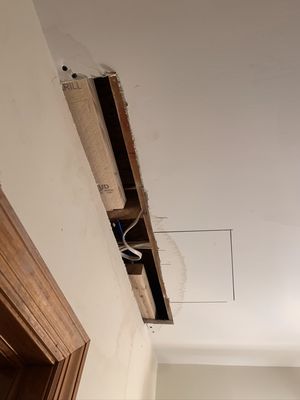 Drywall repair.