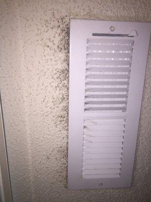 There's mold in the vents.