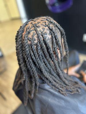 Retwist and style.