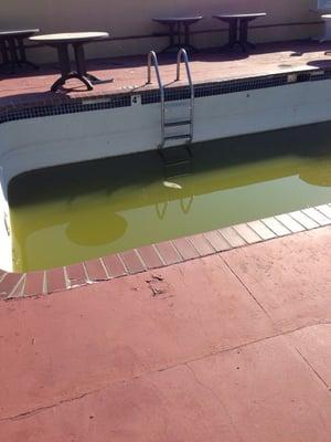 Yes the pool is unusable.