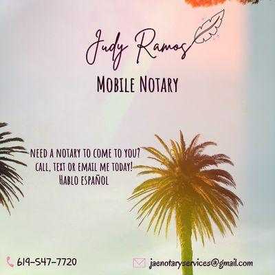 Judy Ramos Mobile Notary