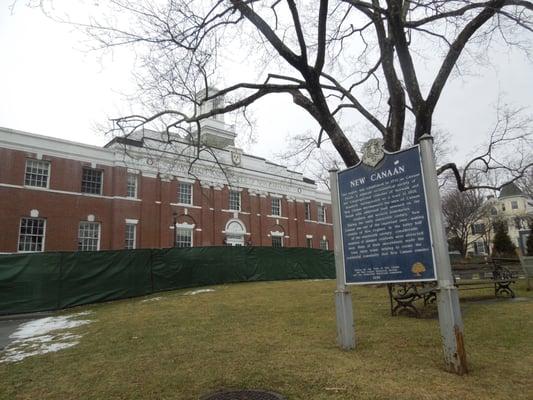 New Canaan Historical Marker