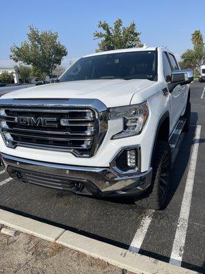 Truck after wrap removed