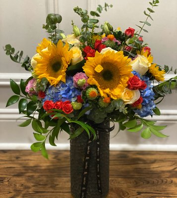 Mix with sunflowers