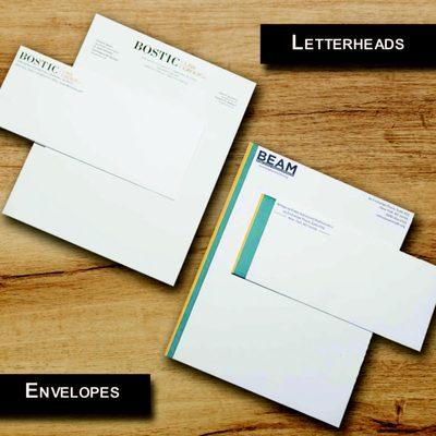 Letterheads
Envelopes