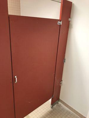 We repair bathroom privacy stalls.