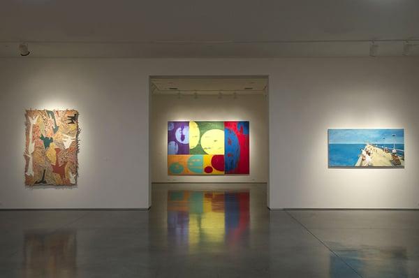 Summer Installation with works by Charles Arnoldi and William Wegman