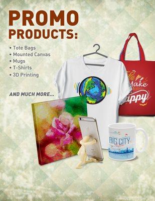 Screen Printing on products and Sublimation