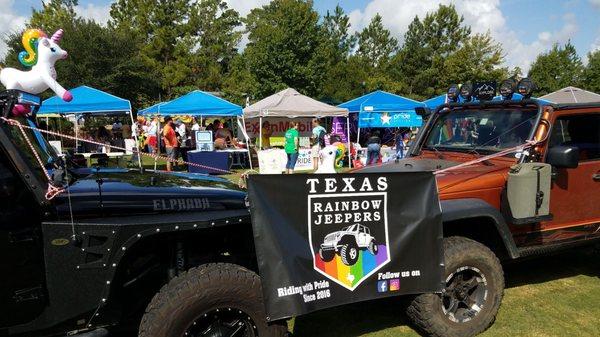 Texas Jeepers at 2018 The Woodlands Pride Festival