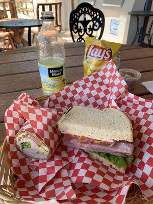 Great lunch, very nice staff. It's a little pricey, but nothing else was open (at noon) except bars for miles so it is what it is.