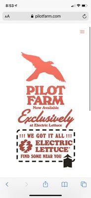 Pilot Farms (with a similar branding aesthetic as EL) stating their exclusivity which is a lie