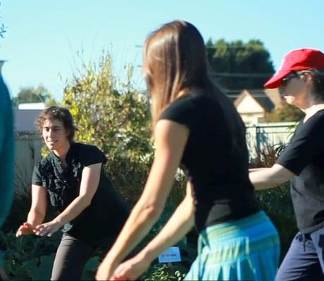 Qigong (Chi Kung) practice in the park