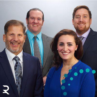 Doctors Richard Domsky, MD, Christopher Custer, MD, Caitlin Innerfield, MD, and Stephen McGrath, MD.